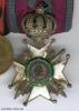 Sachsen-Coburg und -Gotha, Sachsen-Ernestinischer Hausorden, Ritterkreuz II. Klasse mit Schwertern, an 3er Ordensschnalle