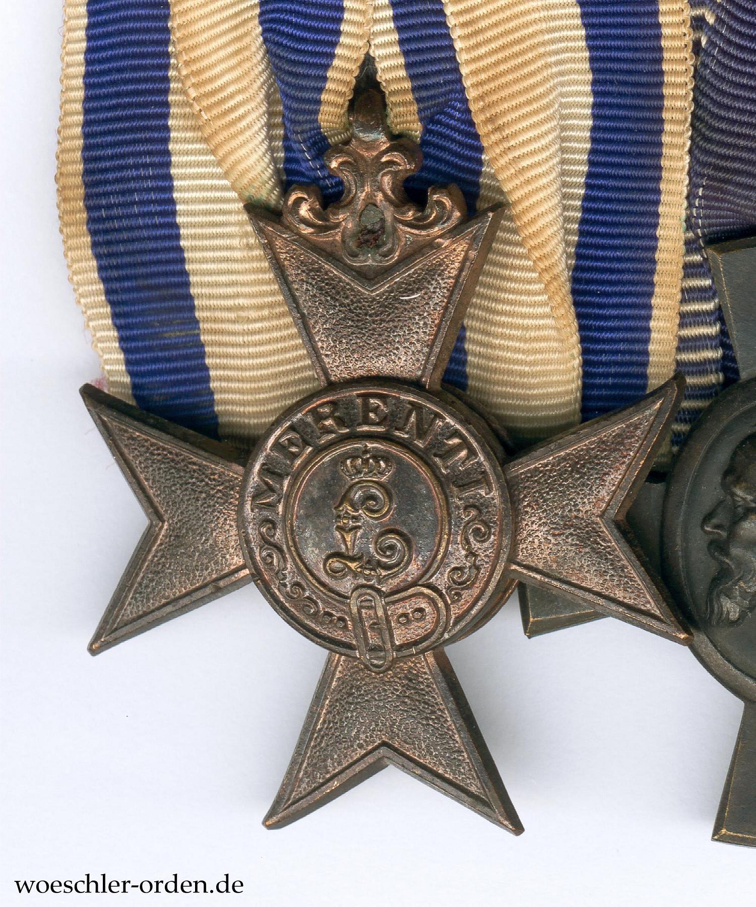 Bayern Militärverdienstkreuz 1/2 Meter   Ordensband