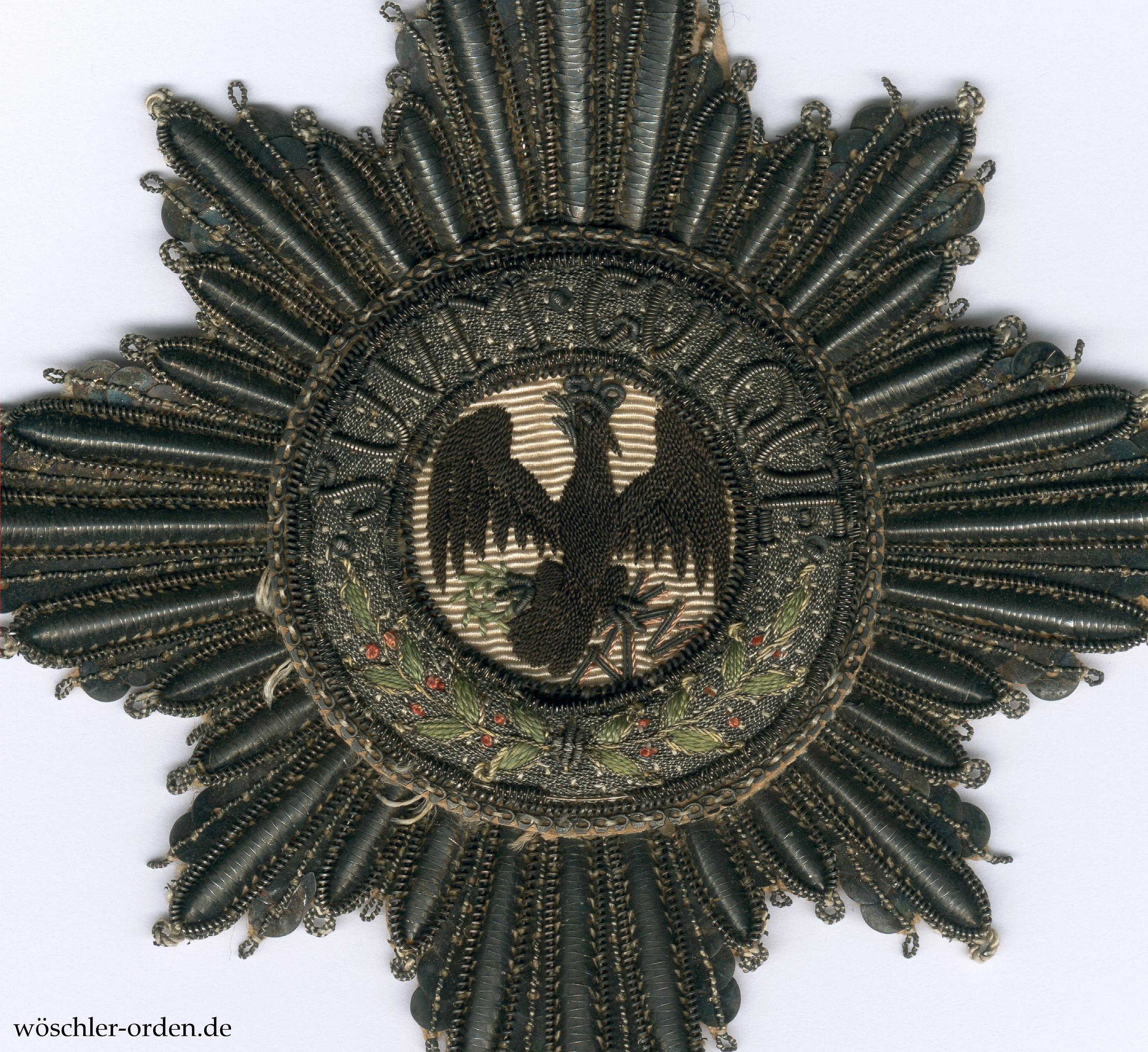 Schwarzer Adler Preußen Kurfürst Friedrich Orden #10019 Wappenschild
