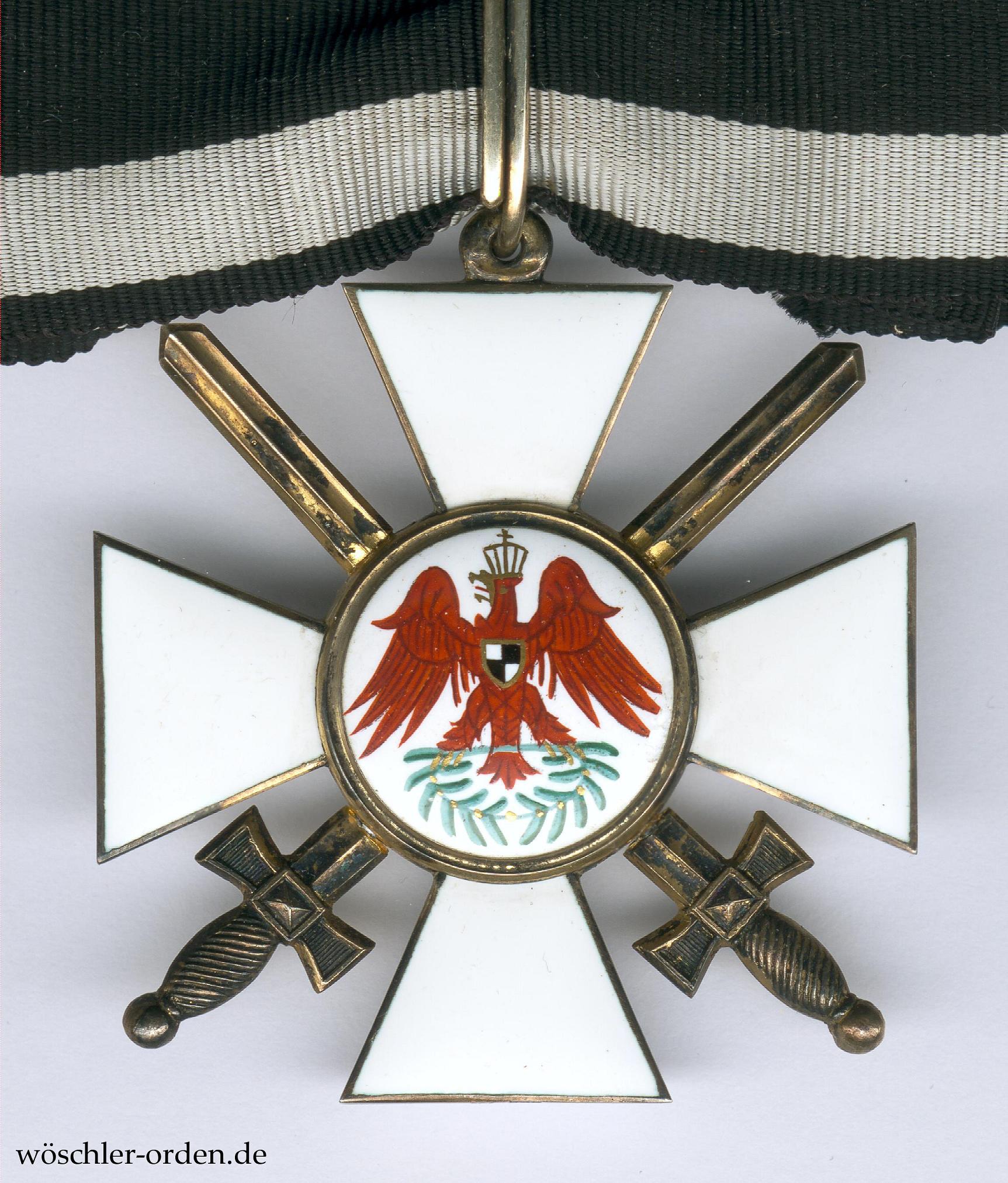 Preußen   Deutschland neu Rote Adler Orden mit Krone und Schwertern 2 Kl