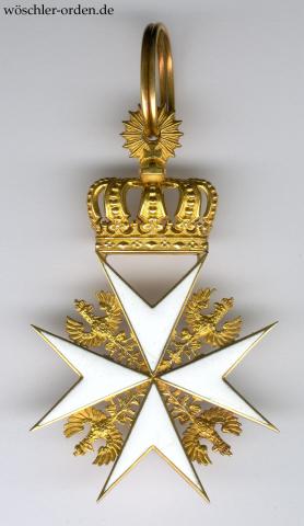 Preußen, Johanniter-Orden, Kreuz der Rechtsritter, von HOSSAUER