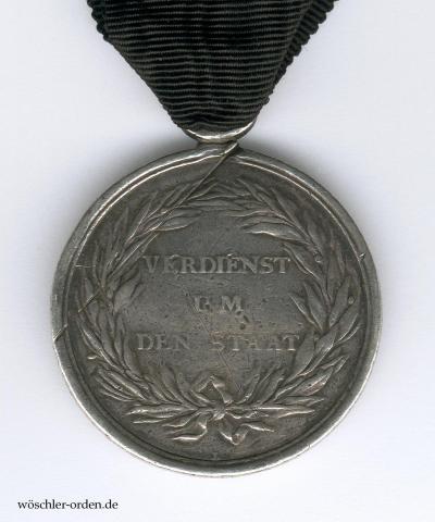 Preußen, Silberne Militär-Verdienstmedaille (1793)