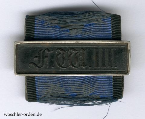 Preußen, Militär-Dienstauszeichnung (1. Modell), III. Klasse (Typ 1855 ff.)