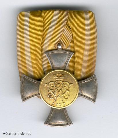 Preußen, Kreuz des Allgemeinen Ehrenzeichens, an 1er Ordensschnalle