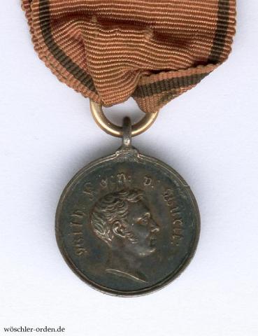 Württemberg, Silberne Zivilverdienstmedaille (2. Modell), Miniatur