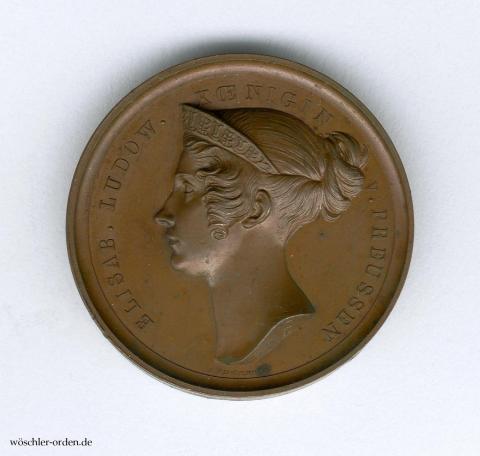 Preußen, Große Bronzene Prämienmedaille der Königin Elisabeth