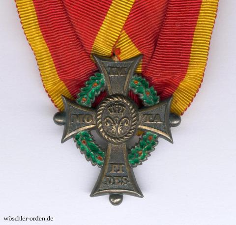 Braunschweig, Orden Heinrichs des Löwen, Verdienstkreuz I. Klasse (2. Ausgabe), von Carl Siebrecht, an 1er Ordensschalle