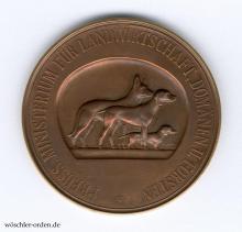 Preußen, Bronzene Staatspreismedaille für Hundezucht (1. Form)