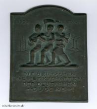 Deutsches Reich, Gewerkschaften, Plakette für Errichtung von Jugendherbergen (1928/29)