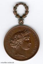 Frankreich, Levallois-Perret, Bronzene Schulprämienmedaille (1882)