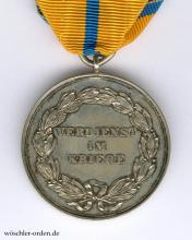 Schwarzburg, Silberne Ehrenmedaille für Verdienst im Kriege