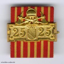 Baden, Ehrenzeichen für 25-jährige Dienstleistung bei der Freiwilligen Feuerwehr (1. Modell)
