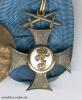 Württemberg, Friedrichsorden, Ritterkreuz II. Klasse mit Schwertern von Foehr, an 3er Ordensschnalle