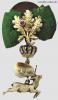Preußen, Orden vom Weißen Hirschen Sancti Huberti, Dekoration der Ritter 1. Klasse, Miniatur, von J. Godet & Sohn