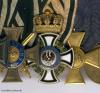 Preußen, Königlicher Hausorden von Hohenzollern, Kreuz der Ritter, Zweitstück an 7er Ordensschnalle