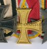 Mecklenburg-Schwerin, Militär-Verdienstkreuz 1914 II. Klasse am roten Bande, an 4er Ordensschnalle